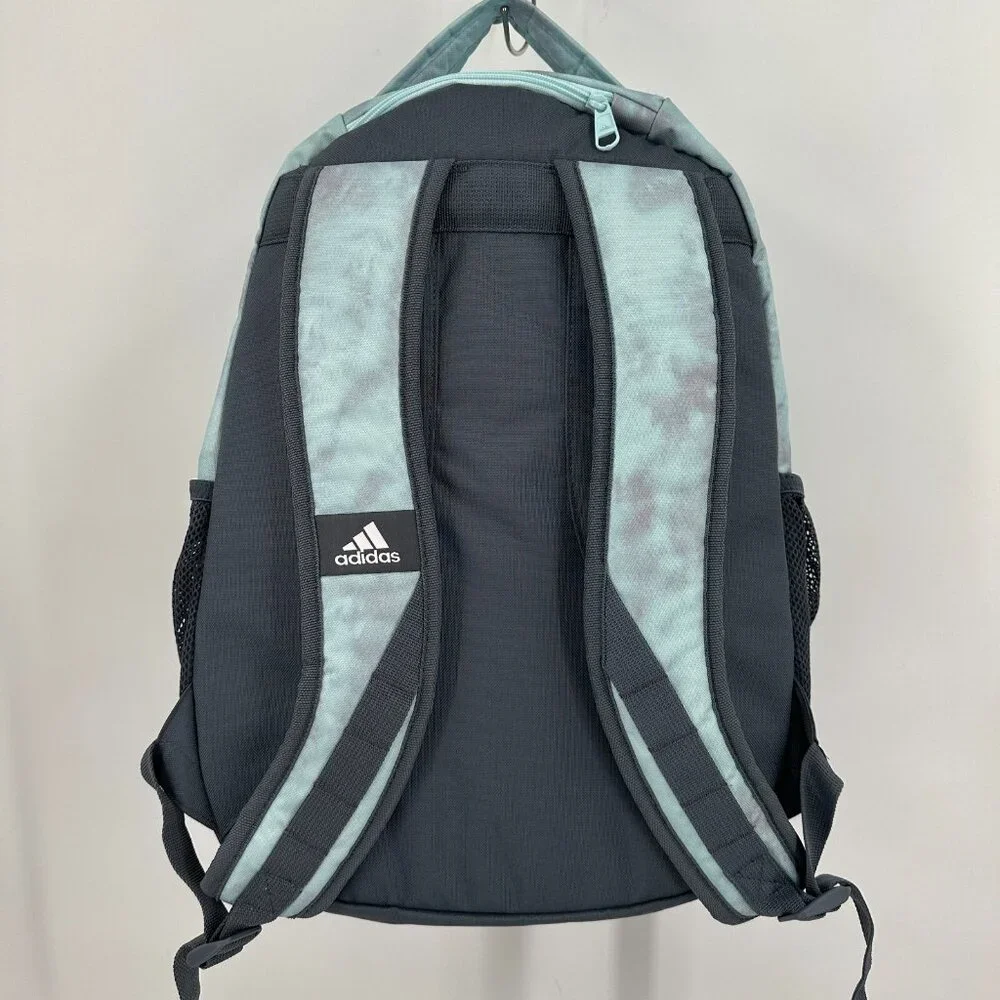 adidas Stratton II Backpack in Light Blue/Gray Large School Bag Fits 17